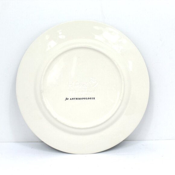 Anthropologie Hotel Magique Melange Stoneware Dessert Salad Plate Set of 4 - Picture 8 of 16